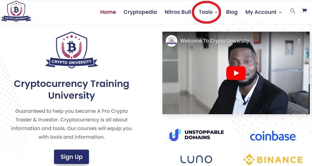 How To Register For Crypto University or Buy The Nitros Bull Step By Step Tutorial