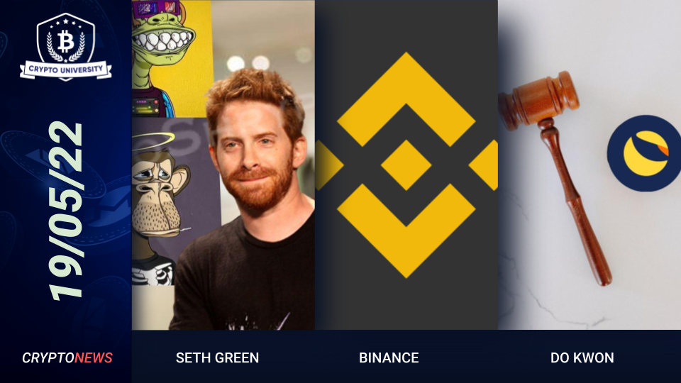 Seth Green Loses Ape NFT To Phishing Scam, Binance Seeks Crypto License In Germany, Do Kwon Sued By South Korean Law Firm