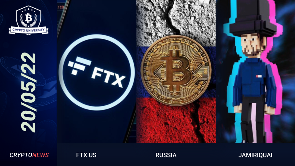 FTX US Launches Stablecoin Backed Stock Trading, Russian Minister Says Legalizing Bitcoin Is A Matter Of Time, Jamiroquai Funky Jazz Band on Sandbox