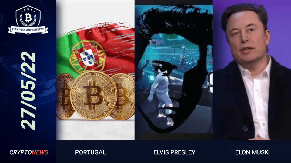 Portugal Parliament Rejects Crypto Tax, Elvis Enters The Metaverse, Elon Musk Deepfake Crypto Scam