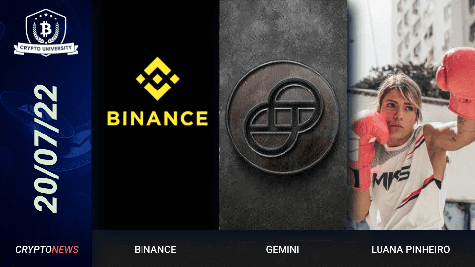 Binance Flips Coinbase, Gemini Lays Off 7% More Staff, First Female UFC Fighter Paid In Bitcoin