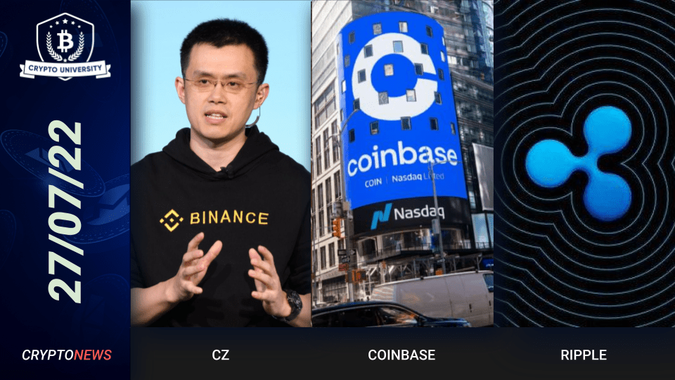 CZ Sues Bloomberg Subsidiary, Coinbase Faces SEC Investigation, Ripple And FOMO Pay Partnership