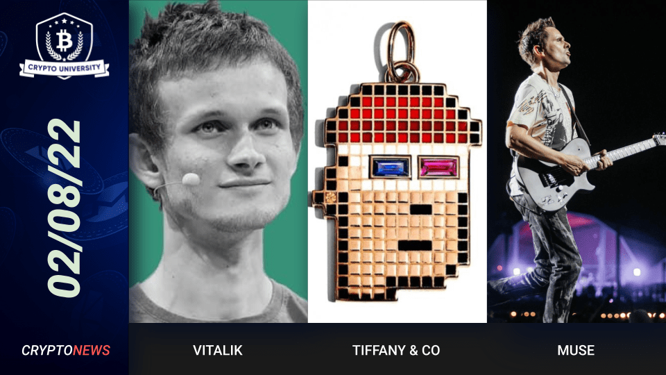 Vitalik Calls Saylor A Total Clown, Tiffany & Co. Cryptopunk NFTs, Muse To Release NFT Rock Album  