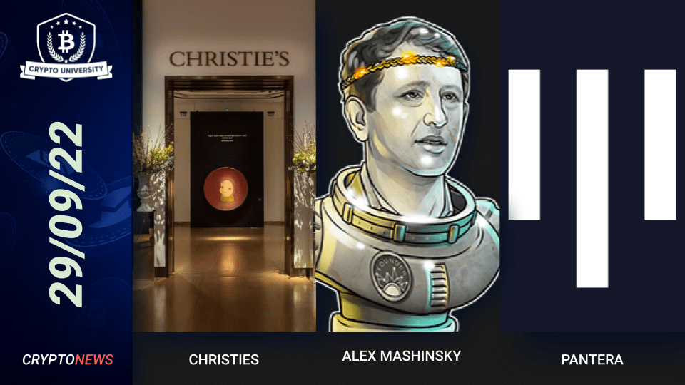 Christie’s NFT Art Curation Marketplace, Celsius CEO Alex Mashinsky Resigns, Pantera To Raise $1.25B For Blockchain Fund