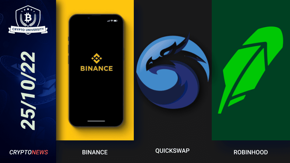 Binance Invests in DeFi, QuickSwap Flash Loan Attack, Robinhood Lists AAVE