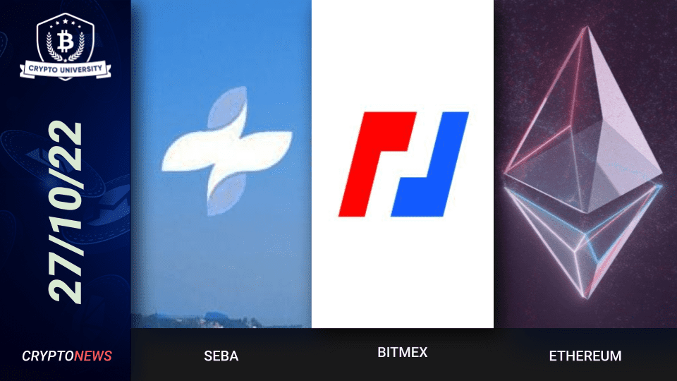 Seba Bank Launches NFT Custody, BitMEX CEO Steps Down, 63% Of Ethereum Blocks OFAC Compliant 