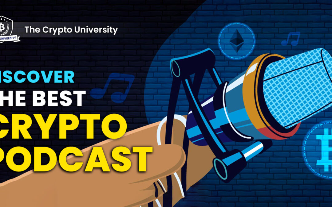 A featured image for a blog post on the Best crypto Podcast